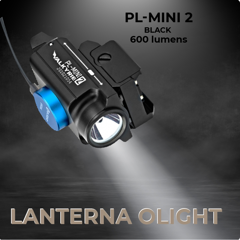 Lanterna Olight PL-MINI 2 Valkyrie Black 600 lumens