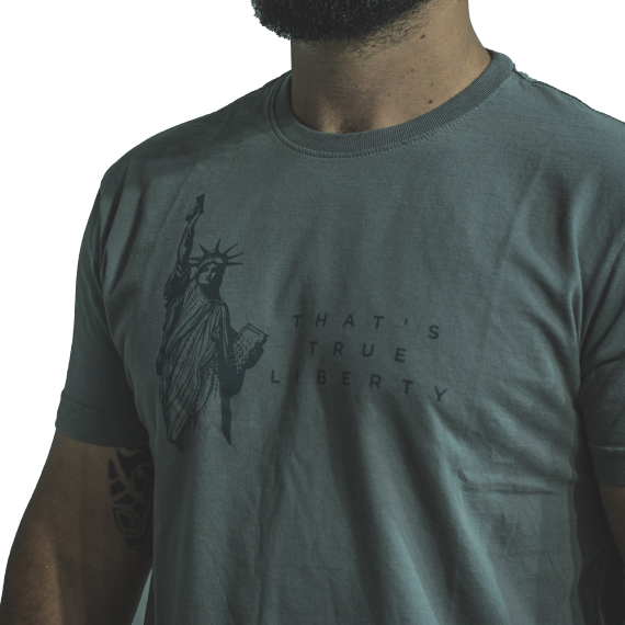 Camiseta True Liberty - Cinza