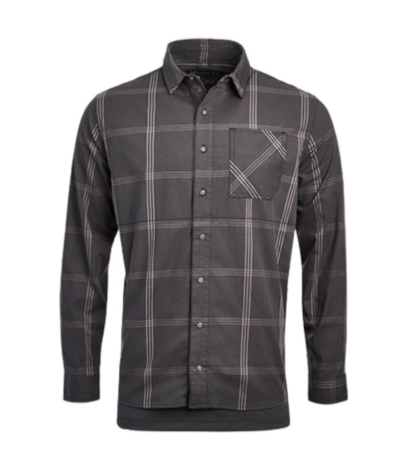 Camisa Vertx WEAPON GUARD LONG SLEEVE SHIRT / MIDNIGHT PULSE PLAID