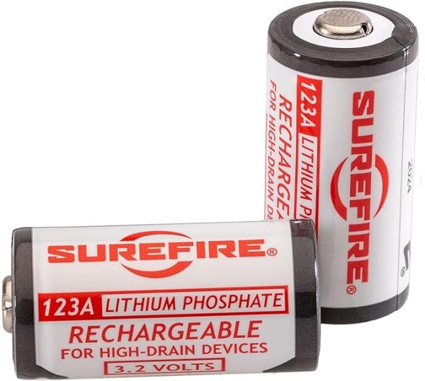 Kit Baterias Surefire Rechargeable 123A